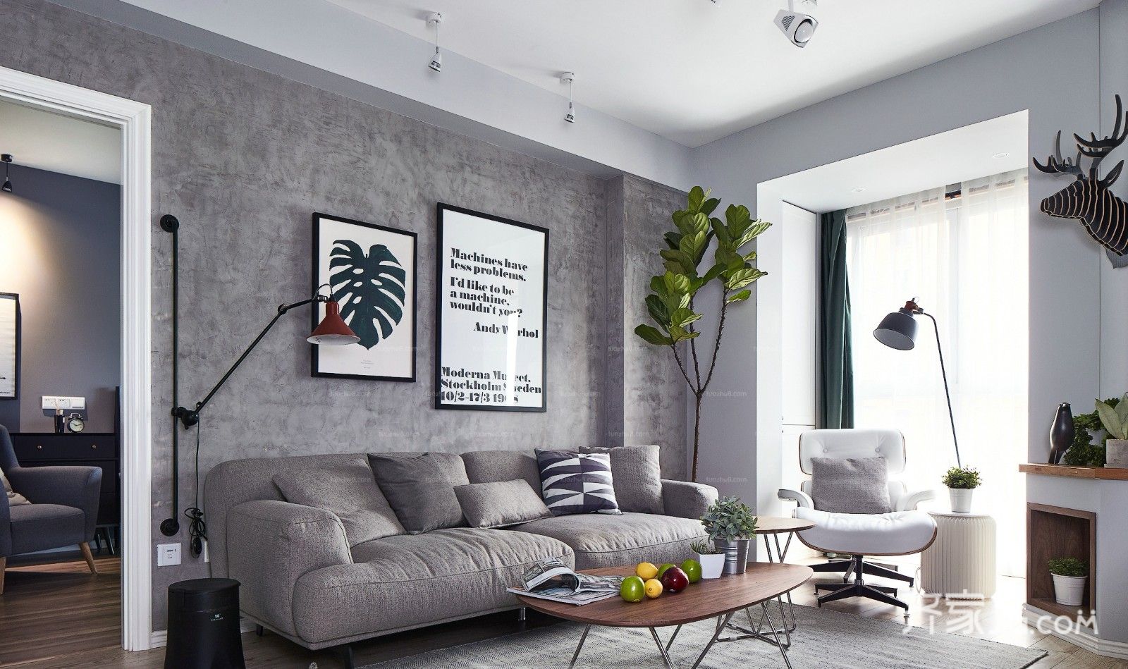 北欧风格装修效果图(我扒了1000张装修图，发现还是北欧风最自然……)