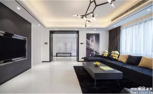 90平米装修效果图(入住半年后的90㎡小三室,黑白简约的完美演绎) 90平米装修效果图(入住半年后的90㎡小三室,黑白简约的完美演绎)