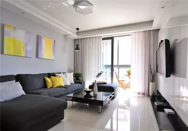 90平米装修效果图(入住半年后的90㎡小三室,黑白简约的完美演绎) 90平米装修效果图(入住半年后的90㎡小三室,黑白简约的完美演绎)