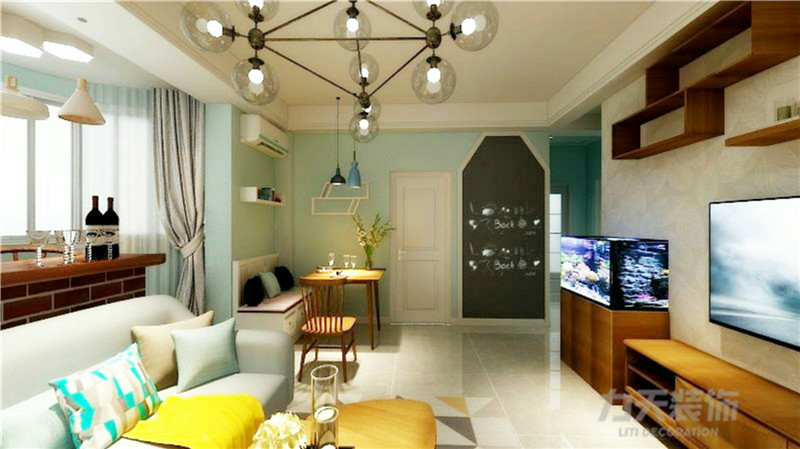 70平米两室一厅装修效果图(广西一夫妻70㎡的新家火了，装修那叫一个高级，忍不住拍照晒晒！)