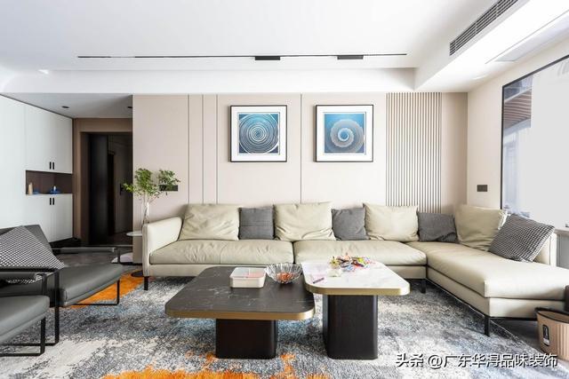 80平米装修效果图(80㎡现代轻奢，优雅设计+高级配色，把刚需房也装出豪宅气质)