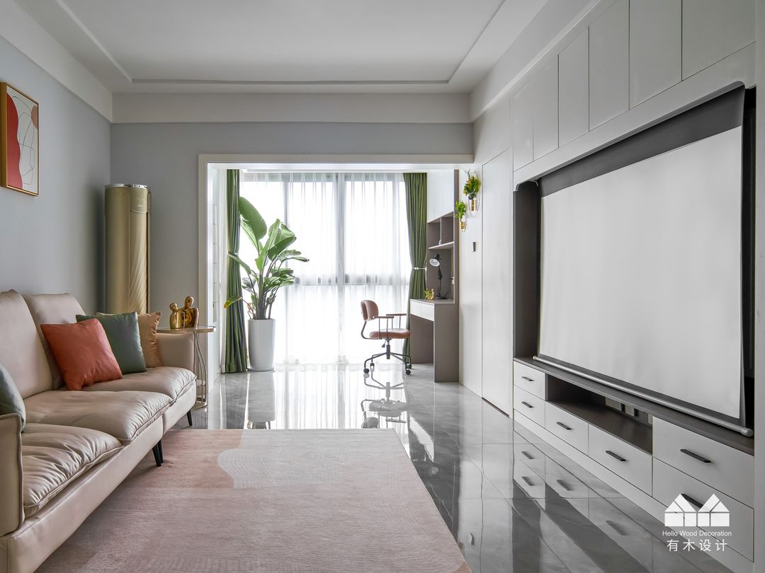80平米装修效果图(80㎡现代轻奢，优雅设计+高级配色，把刚需房也装出豪宅气质)