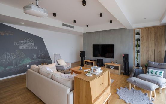 100平方米装修预算(100㎡原木风 6 万落地？附色号 - 家具 - 预算全数据清单，抄作业不踩坑)