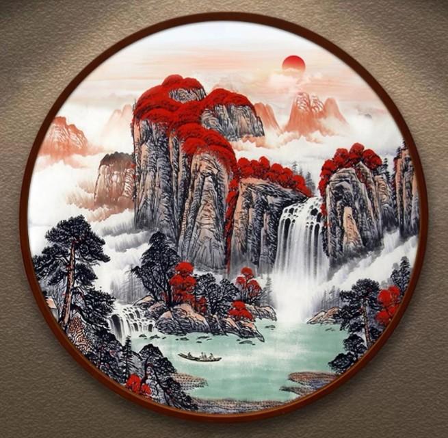 办公室背景墙(办公室挂啥画最吉利?老板背景墙专属山水画清单,显档次还助财运) 办公室背景墙(办公室挂啥画最吉利?老板背景墙专属山水画清单,显档次还助财运)