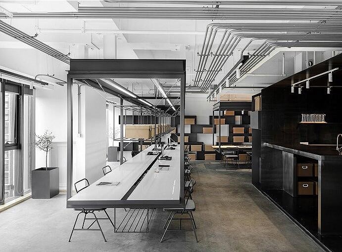 办公室内部装修(充满无限可能的IMD一木室内设计办公室装修设计空间是怎样的)