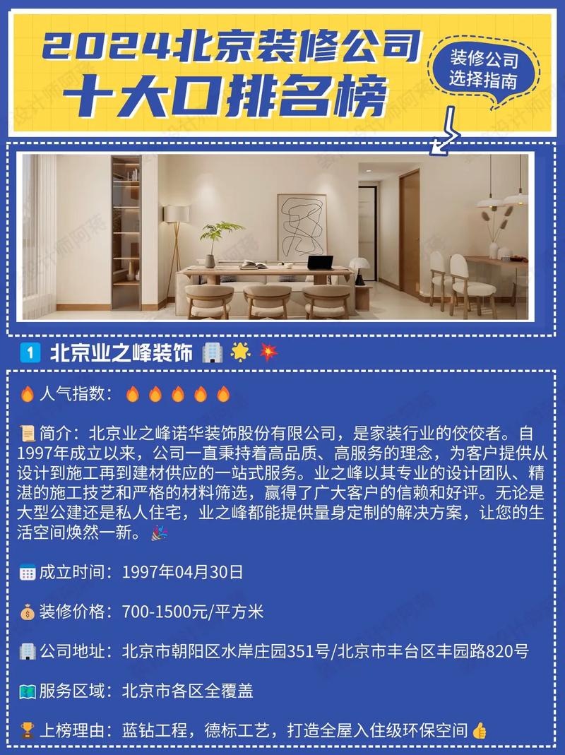 北京的装饰公司(北京装修装饰公司排名 2025：北京文拓装修装饰领跑，TOP 企业推荐)
