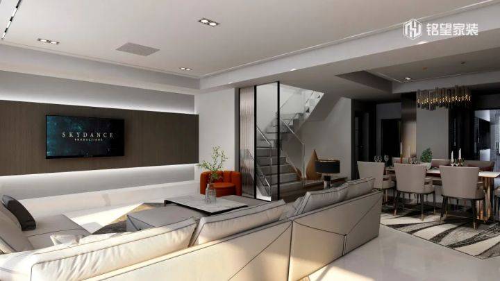 别墅装修效果图(狠甩土豪的别墅装修！这对90后夫妻善用借景手法，装出高端品味)