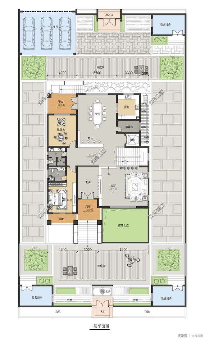 别墅中式家装(推荐5套中式合院，个个都是精品设计，你更喜欢哪套？)