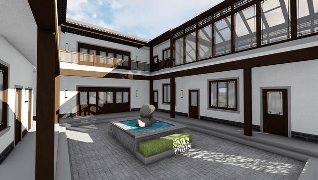 别墅中式家装(推荐5套中式合院，个个都是精品设计，你更喜欢哪套？)