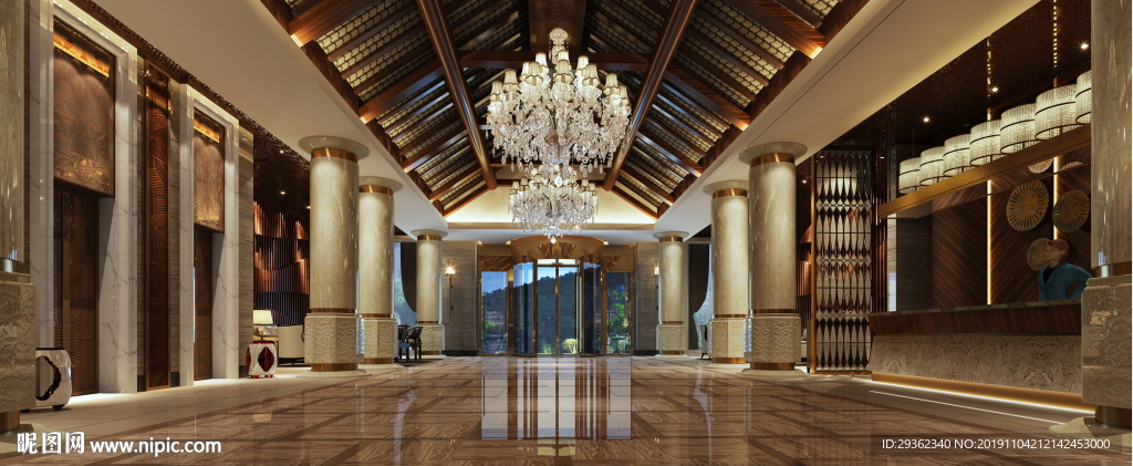 宾馆大厅装修效果图(最新建筑设计图曝光！大福州再添一座五星级酒店！)