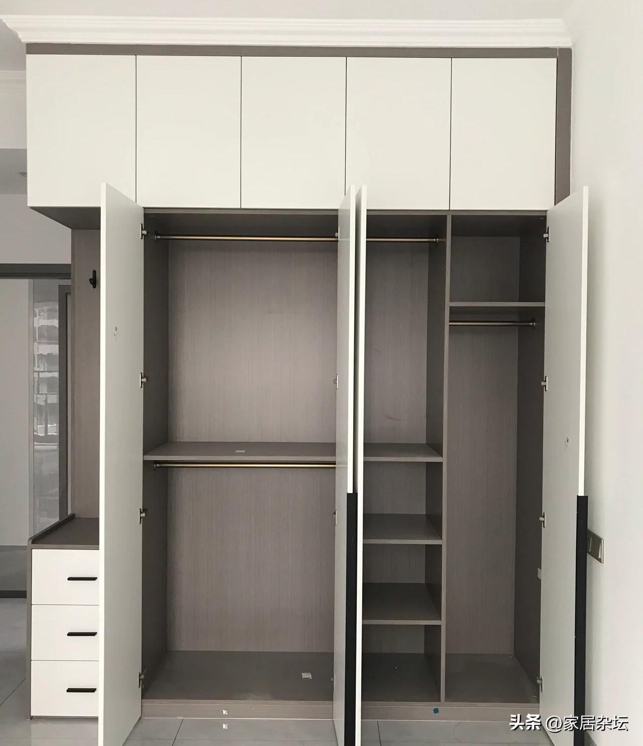 敞开式衣柜(做衣柜想省钱又好看实用，坚持这“7不做”，有意想不到的惊喜)