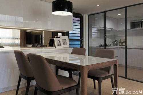 厨房隔断装修效果图(经验-空间巧隔断 10款开放式厨房隔断设计)