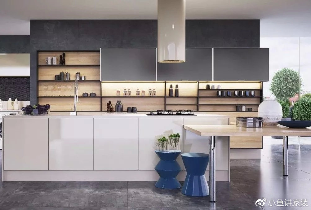 厨房设计图(偷偷告诉你，将这些厨房设计照搬回家，夫妻俩抢着做饭)