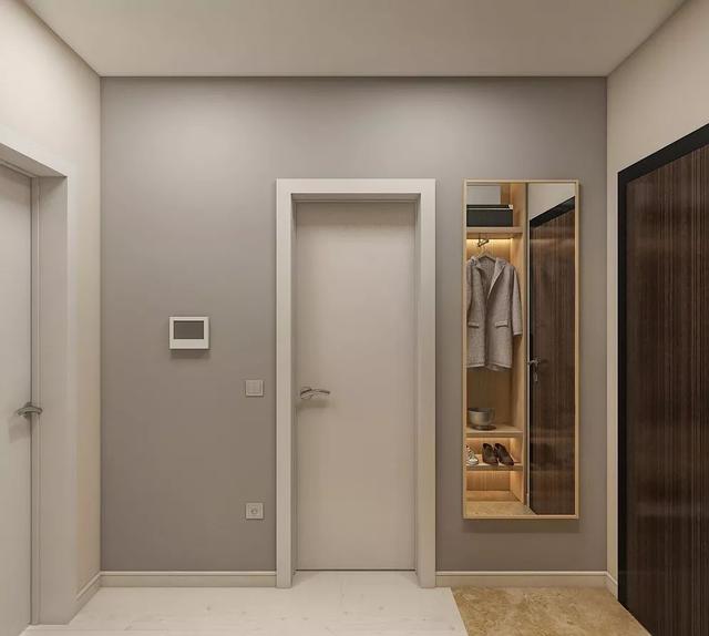 穿衣镜装修效果图(吉林一女生，坚持装“极简风”，装好后反而显得高级又温馨，晒晒)