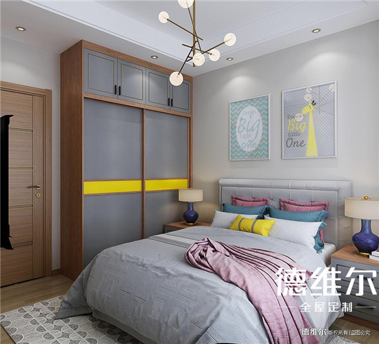 德维尔整体衣柜(德维尔衣柜六一献礼：关爱家，选木态)