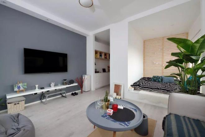 单身公寓装修效果图(拥有这样26㎡的一室小公寓,真好!) 单身公寓装修效果图(拥有这样26㎡的一室小公寓,真好!)