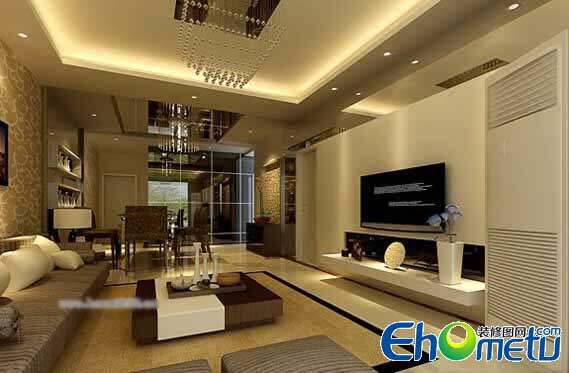 电视墙装修效果图大全2012图片(一切没有实用价值的电视墙，请不要再做了)