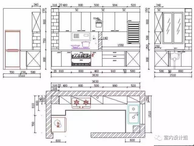 调味篮尺寸(别再怪橱柜不好用了,那是因为尺寸没设计好) 调味篮尺寸(别再怪橱柜不好用了,那是因为尺寸没设计好)