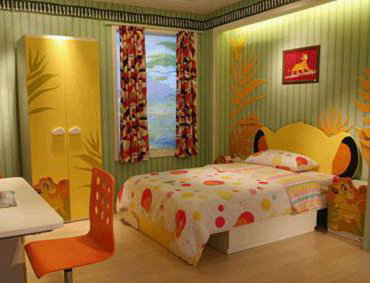 儿童房样板间(告别鸡肋！儿童房这样设计，好看又实用)