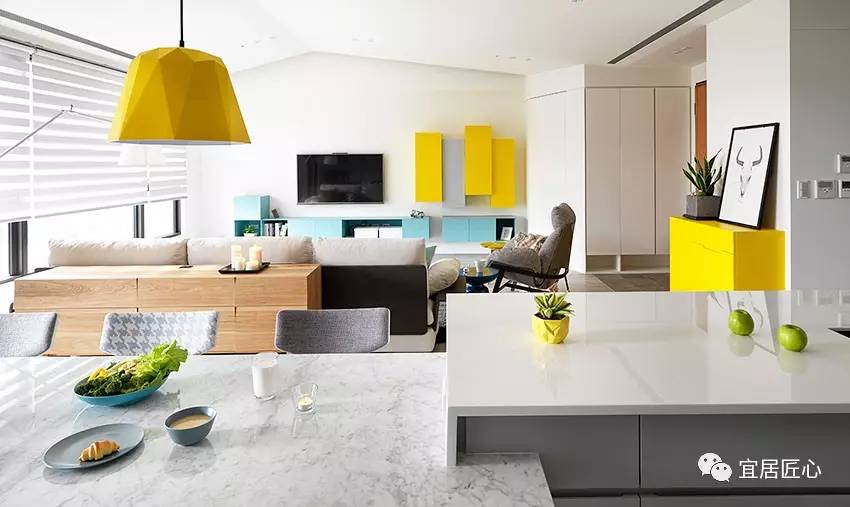 房屋室内装修设计图(39㎡色彩小宅,很漂亮!) 房屋室内装修设计图(39㎡色彩小宅,很漂亮!)