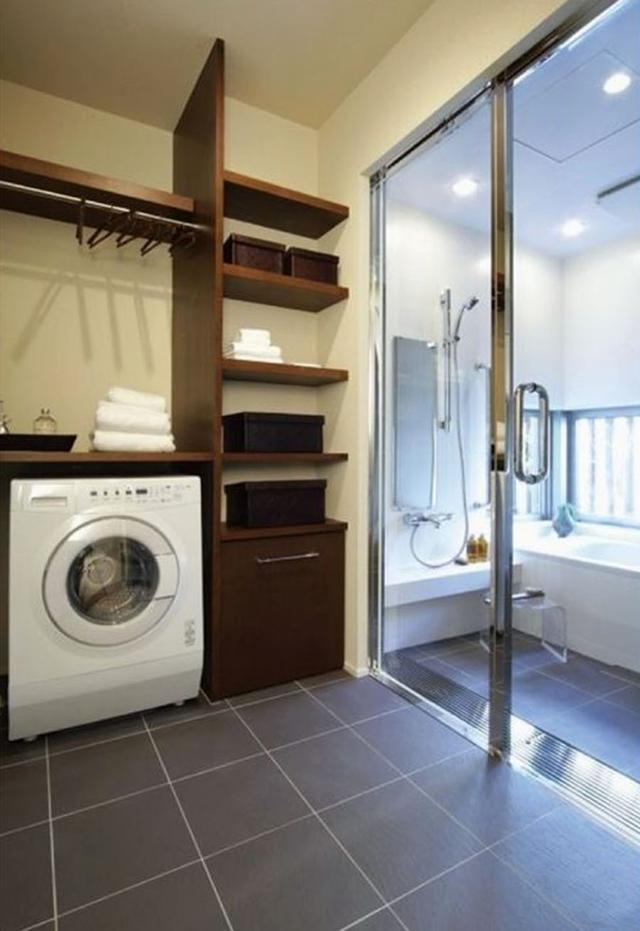 服装店面装修(三宝妈装修洗衣房，洗晒、收纳一次完成，不再捧衣到处跑，超省力)